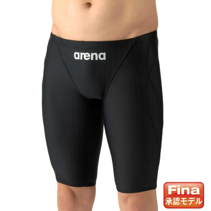 アリーナ(arena) FINA承認 競泳水着 スパッツ メンズ レーシングスパッツ ハーフレッグ AS6SRC54M-BKBK od